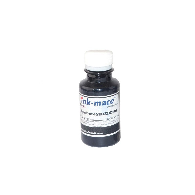 Cerneala SuperChrome Light Light Black pigment pentru Epson R2100 R2200 R2400 100 ml - imagine 3